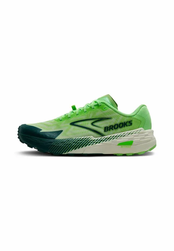 Кроссовки для трейлраннинга catamount 4 Brooks, Green Greengecko Atlantic Deep