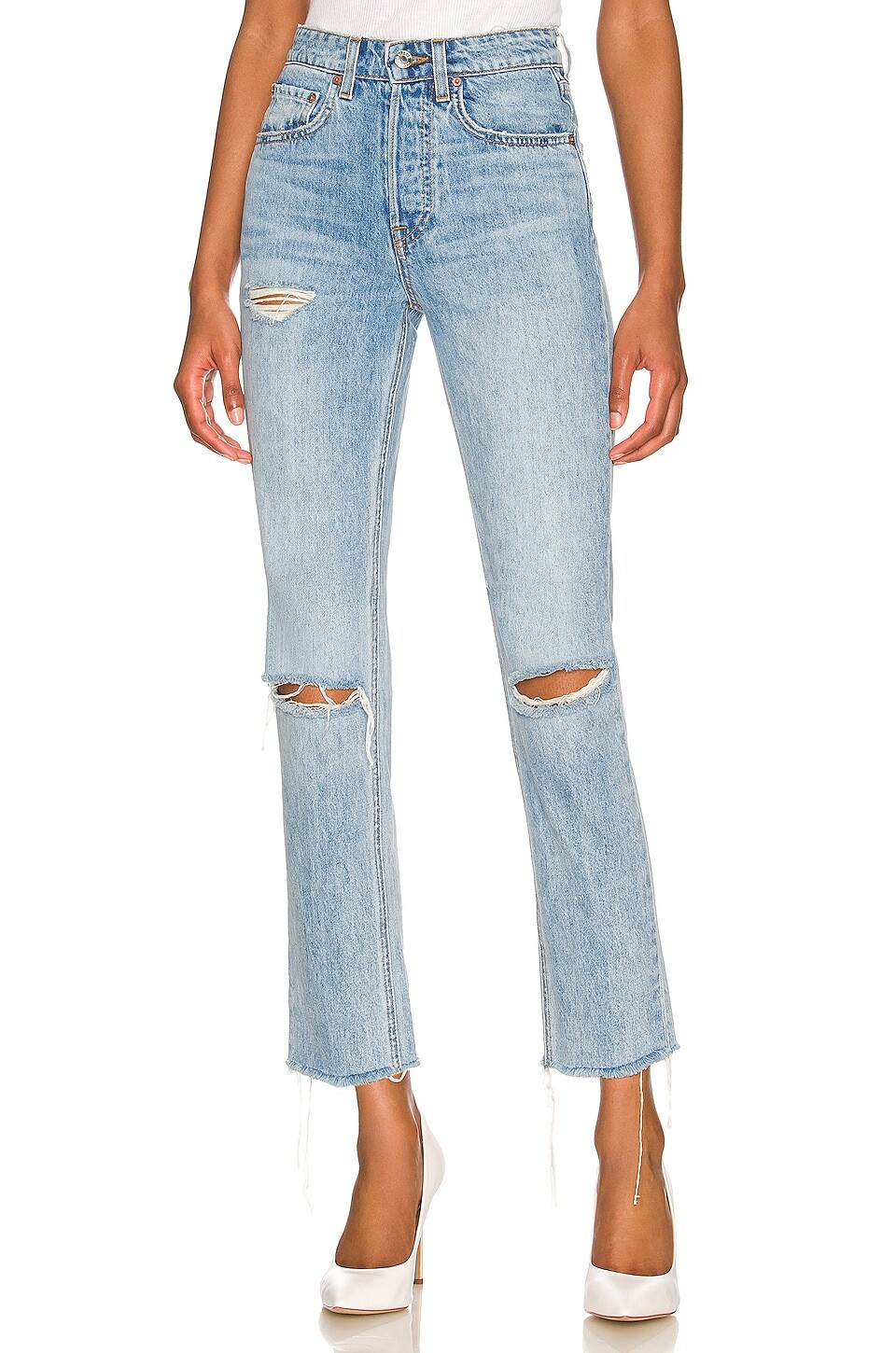 

Джинсы GRLFRND Karolina Petite High, цвет Point Loma