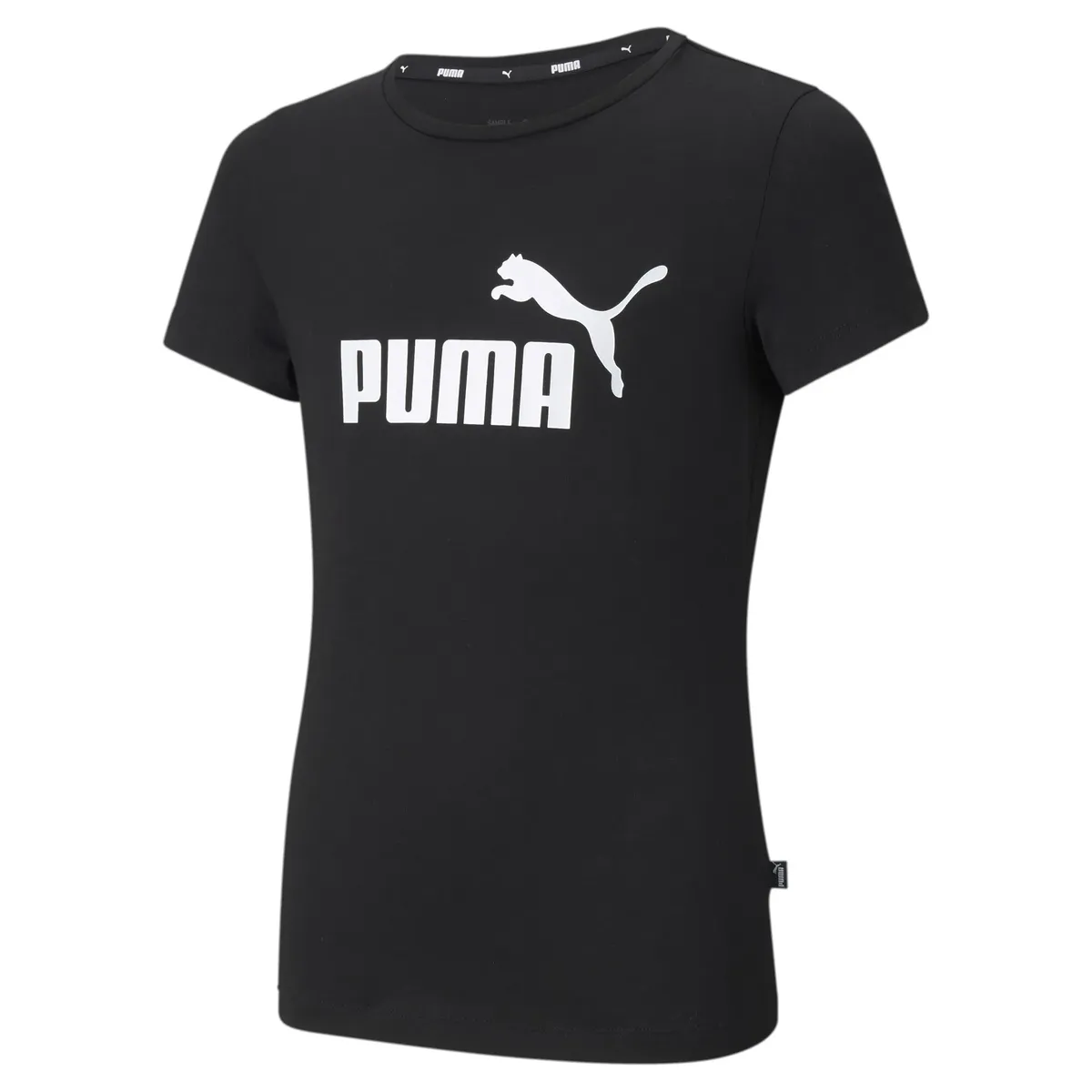 

Тренировочная рубашка PUMA "Essentials Logo T-Shirt Girls", черный