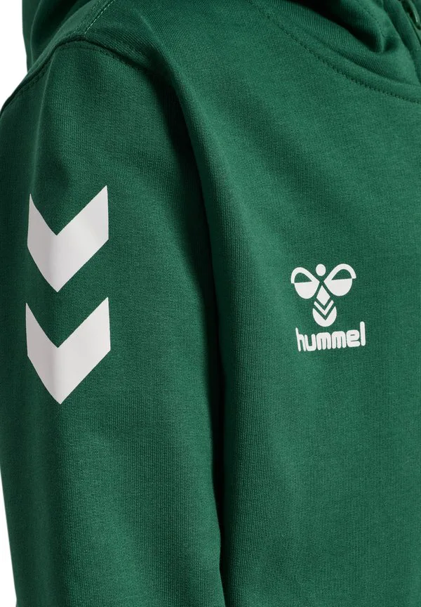 Толстовка на молнии с шевронным узором Hummel, Evergreen — фото 3
