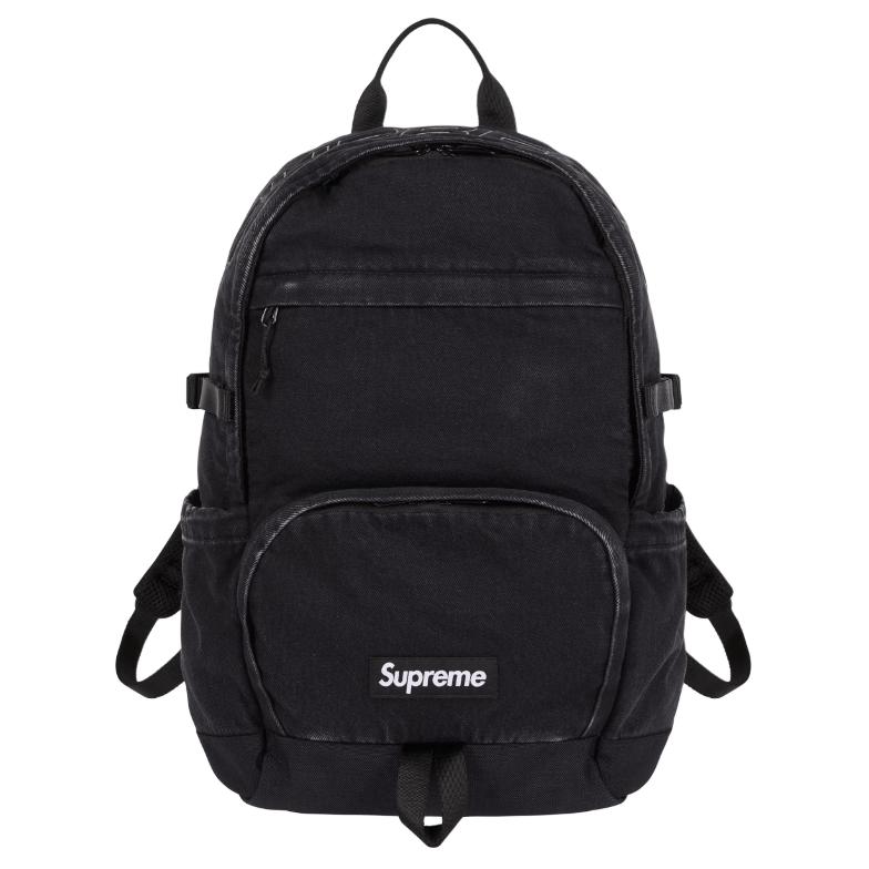 

Supreme Джинсовый рюкзак унисекс черный, Black