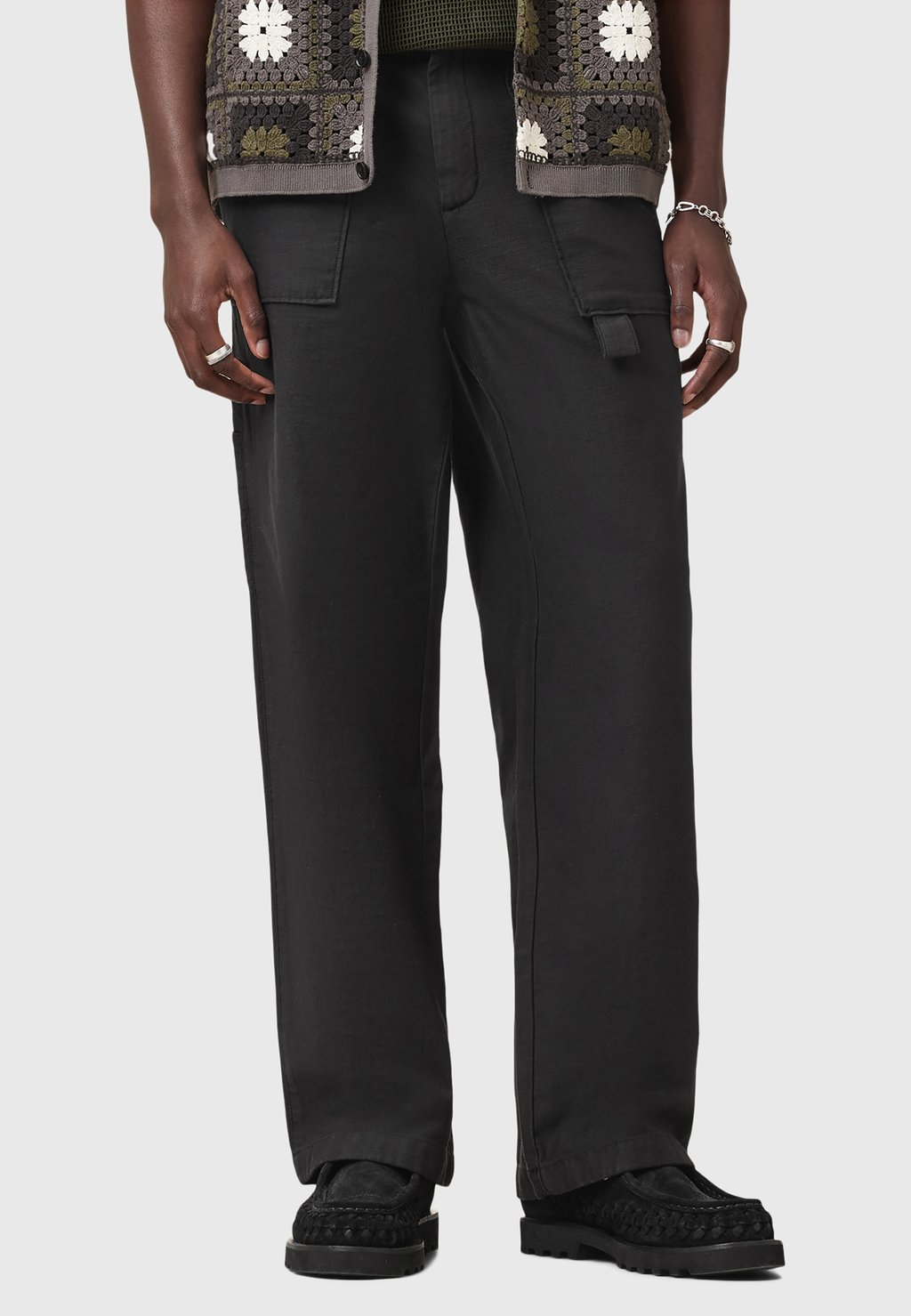 

Брюки TALBOT AllSaints, черный