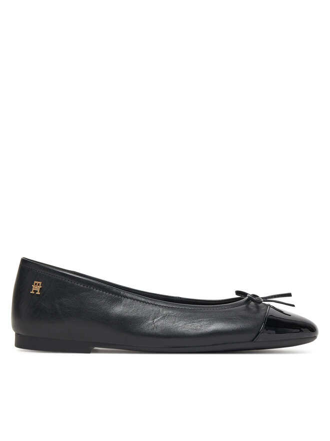 Балетки Patent Toe-Cap FW0FW08830 Tommy Hilfiger, черный