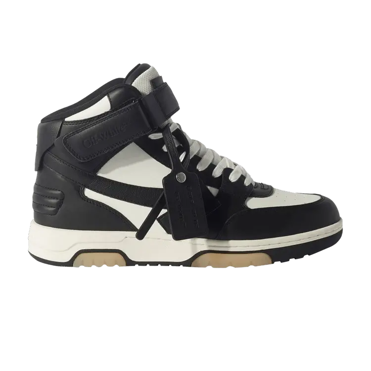 

Кроссовки Off-White Out Of Office Mid Black White Beige Sole, черный