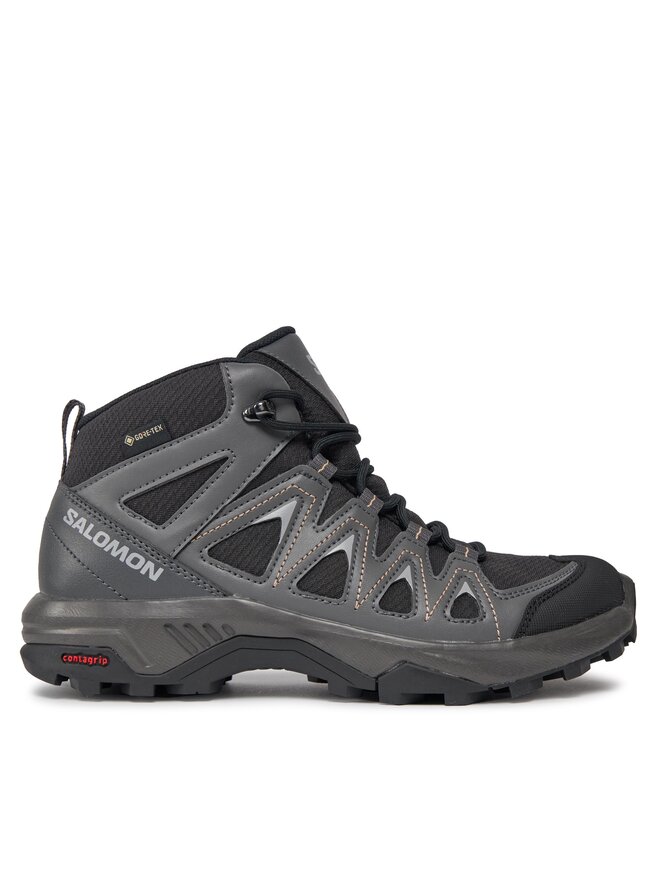 Треккинговые кроссовки X Braze Mid GORE-TEX L47181200 Salomon, черный