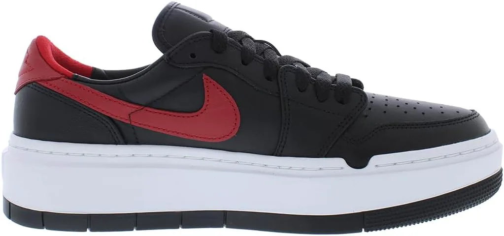 Женские кроссовки Nike WMNS Air Jordan 1 Low, черный/красный/белый — фото 2
