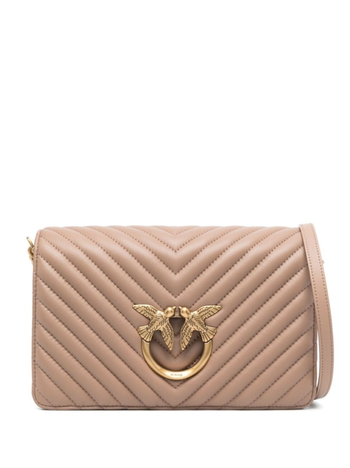 

PINKO сумка Love Click Classic, коричневый