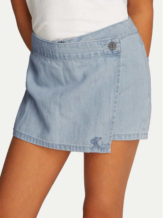 Юбки-Шорты стандартного кроя IG0IG02888 Calvin Klein Jeans, синий — фото 4