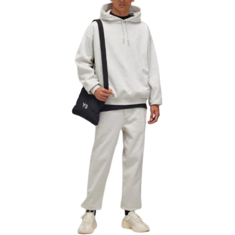 

Y 3 Mélange effect спортивные брюки Y-3, серый