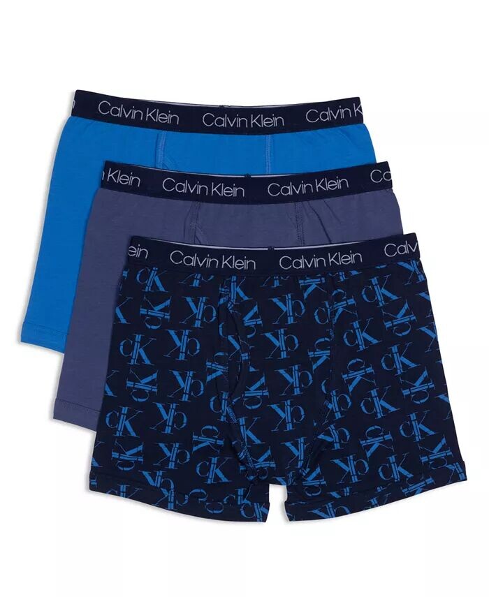 

Трусы-боксеры стрейч Big Boys, упаковка из 3 шт Calvin Klein, черный