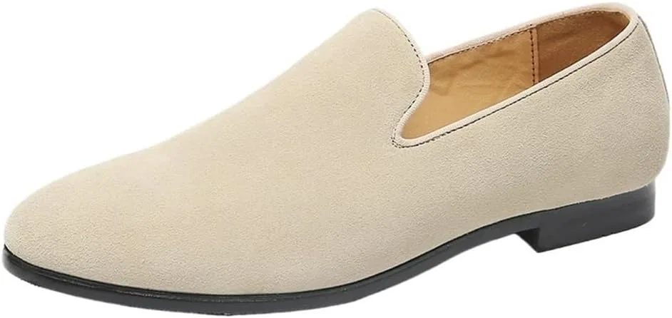 Лоферы замшевые Vintage Loafers, бежевый UOPYNE