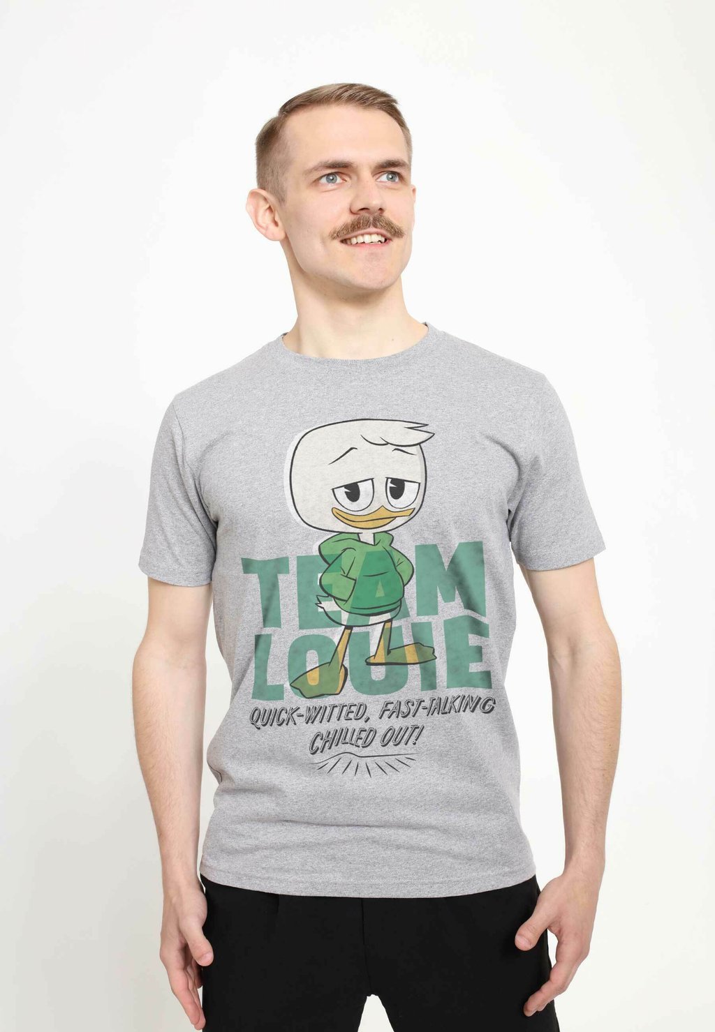 

Футболка с принтом DISNEY CLASSICS UNISEX TEAM LOUIE Henry Tiger, серый