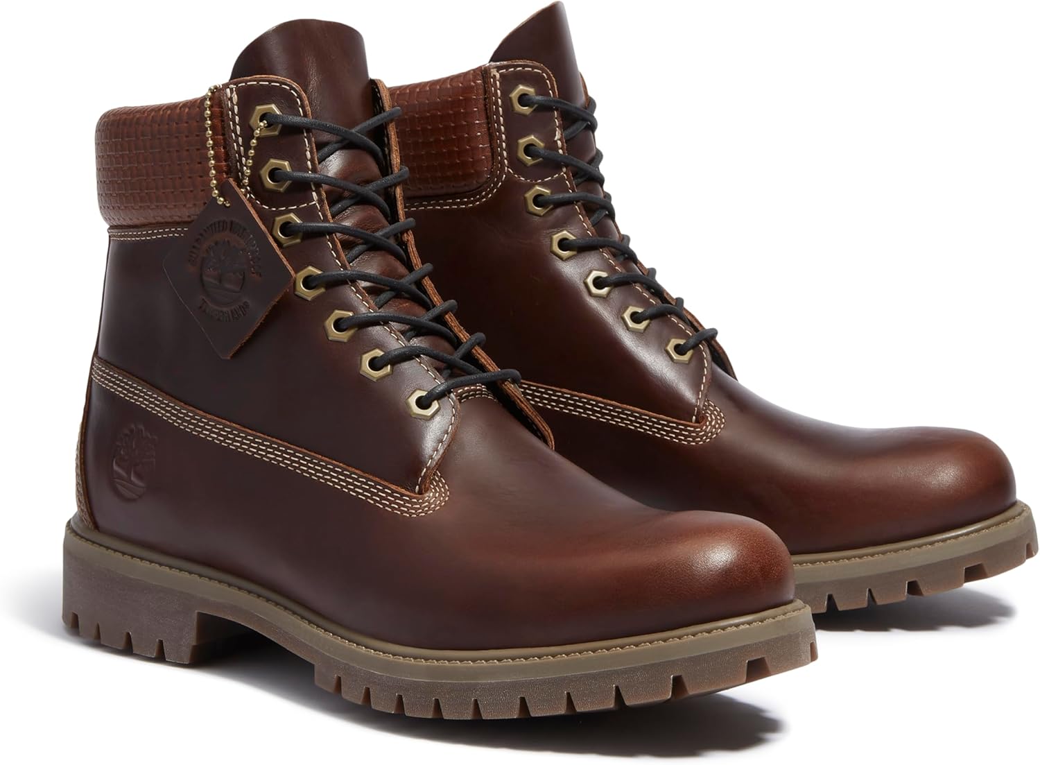 Timberland мужские премиальные 6-дюймовые шнурованные водонепроницаемые ботинки, коричневые, размер 6 Medium — фото 2