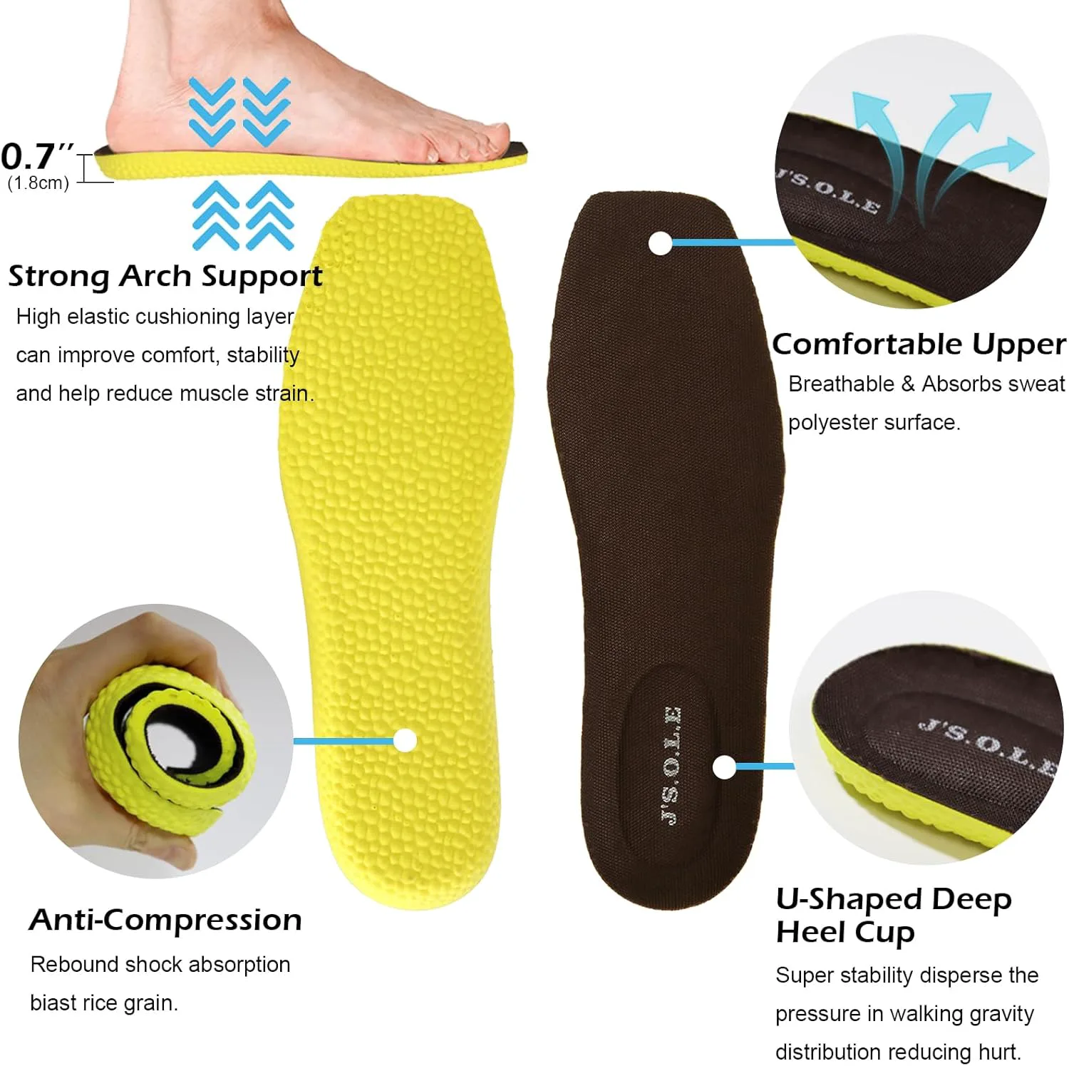 

Мужские ботинки J's.o.l.e Chelsea с квадратным носком, чукка на шнуровке для бизнеса, работы и повседневной носки, коричневый