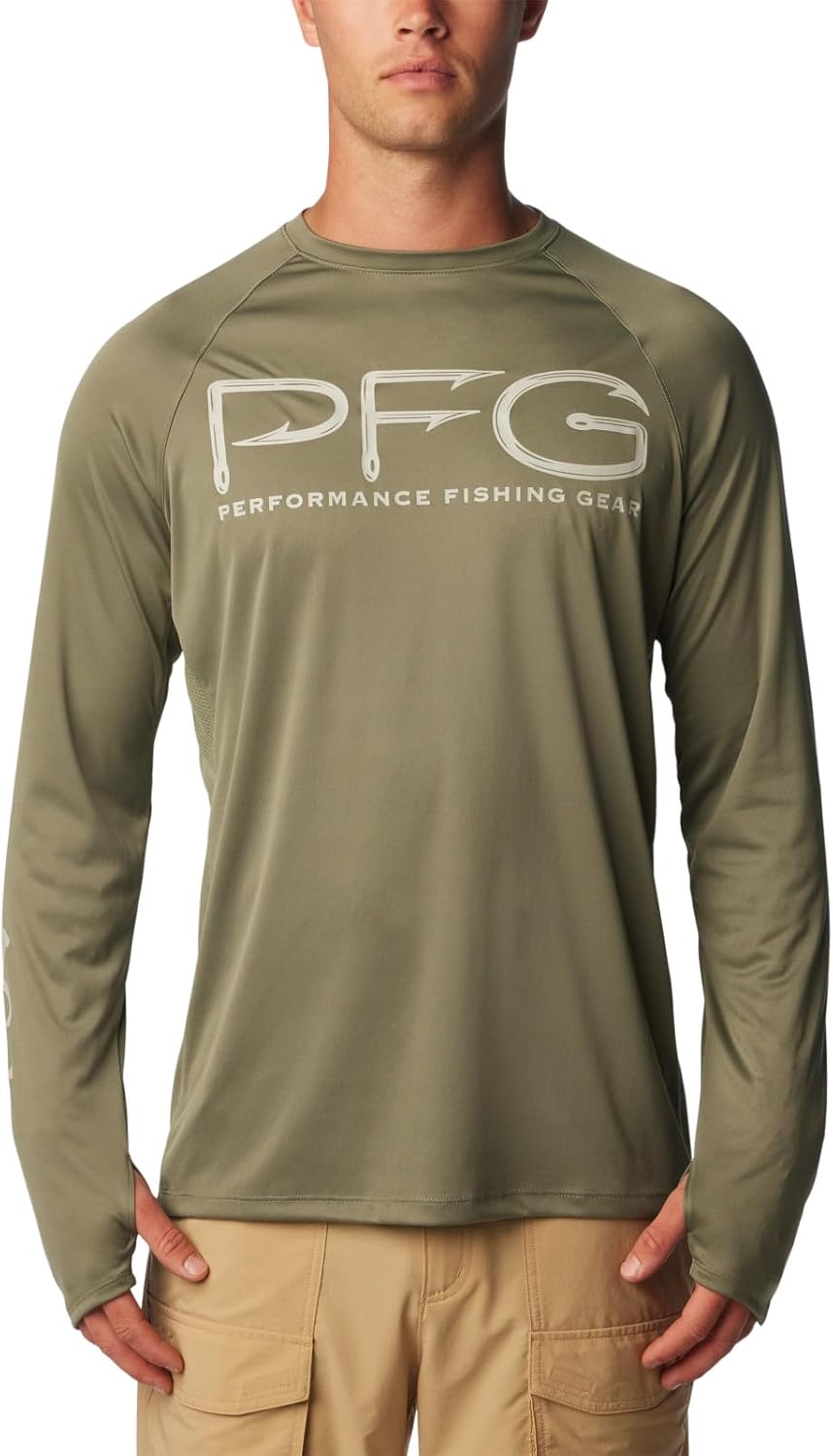 

Мужская футболка Columbia Terminal Tackle Vent с длинным рукавом, Cypress/Cypress