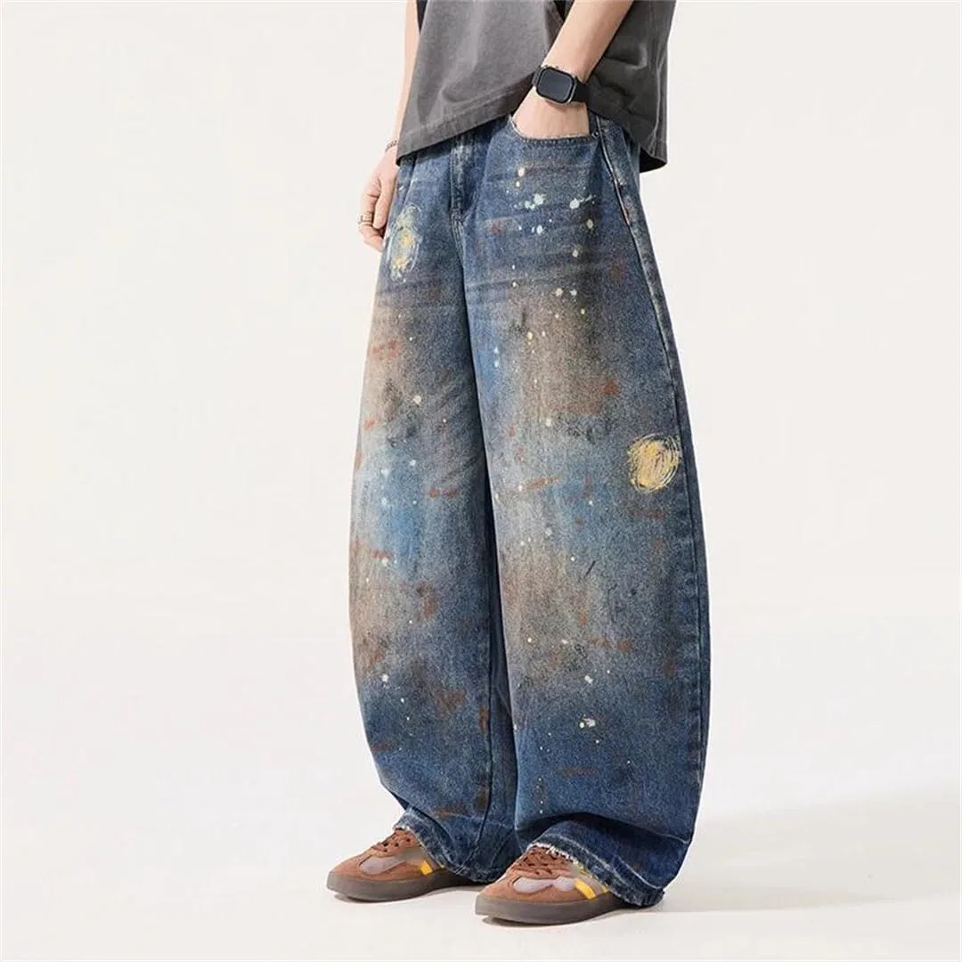 Джинсы мешковатые, Dirty Denim, H3901 Blue — фото 2