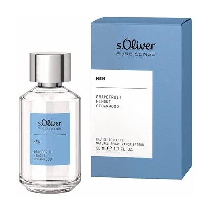 

Туалетная вода Pure Sense для мужчин, 50 мл, натуральный спрей, S.Oliver