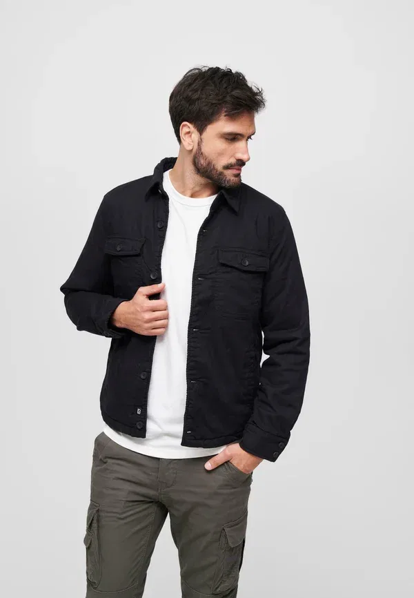 Куртка легкая Brandit Lumberjacket, черный