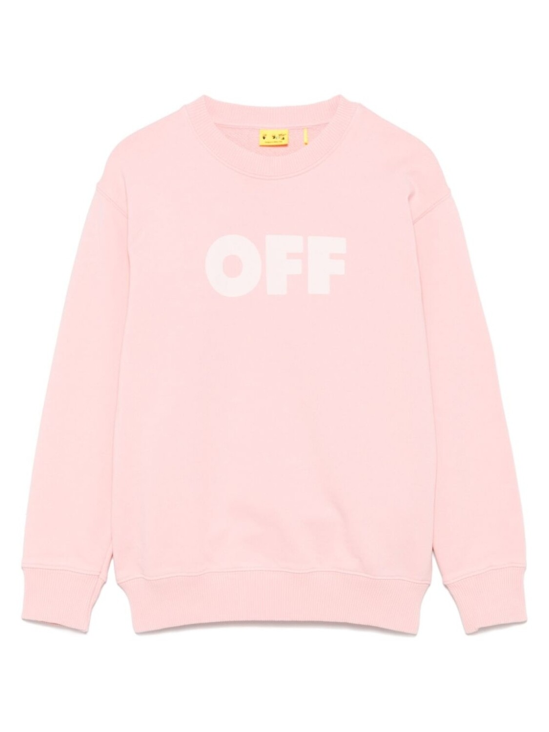

Детская толстовка с круглым вырезом Off-White Off-White Kids, розовый