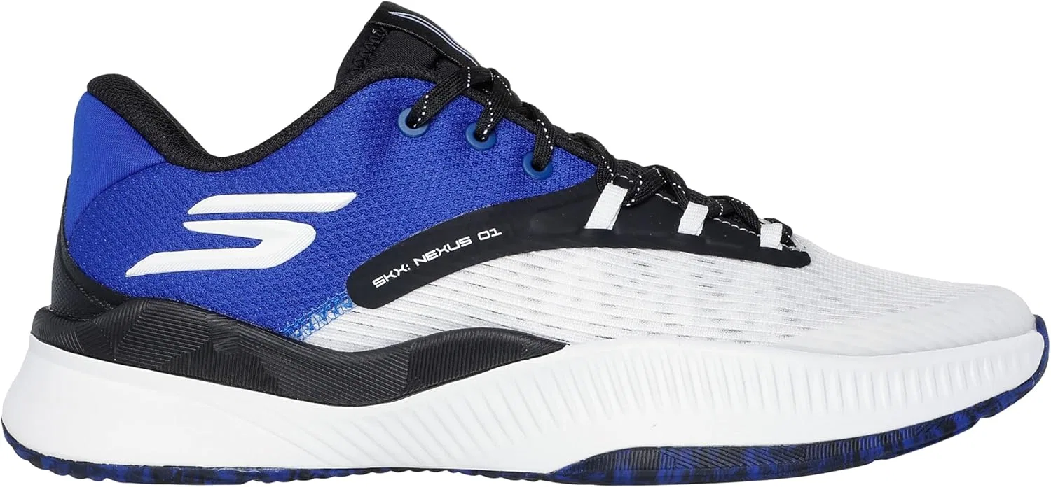Мужские баскетбольные кроссовки Skechers Skx Nexus, White Blue — фото 4