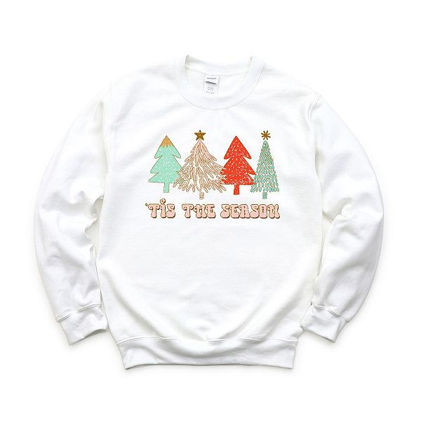 

Футболка с принтом "Tis the season trees grunge" Simply Sage Market, Зеленый, Футболка с принтом "Tis the season trees grunge" Simply Sage Market