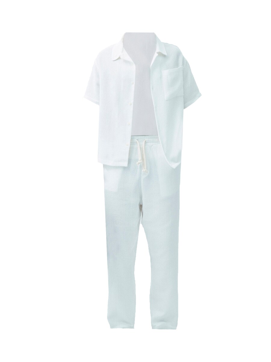 

Тканевые брюки VAMOS CLO Loose fit Pants Tarn, белый