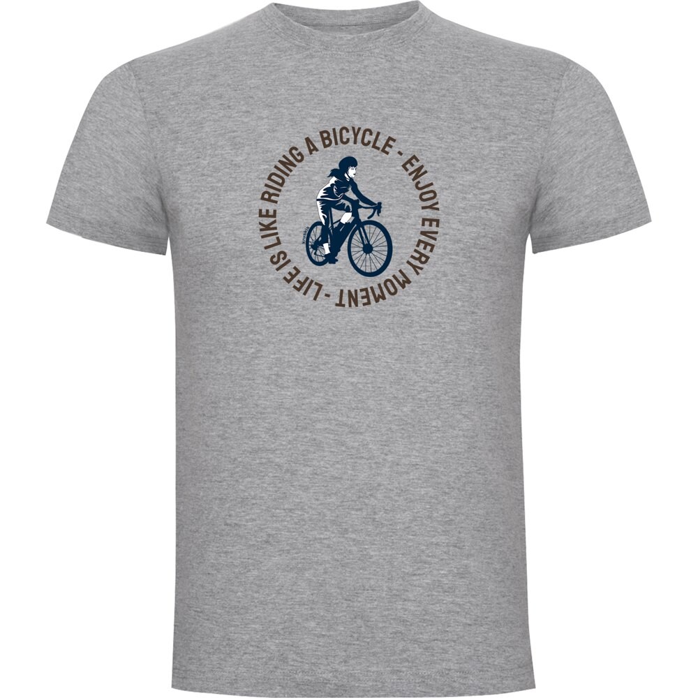 

Футболка Kruskis Life is Like Riding, серый