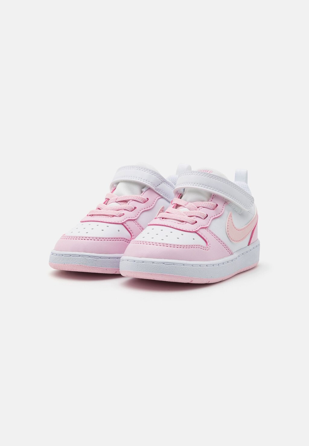 Кроссовки низкие COURT BOROUGH RECRAFT UNISEX Nike Sportswear, цвет white/pink foam — фото 2