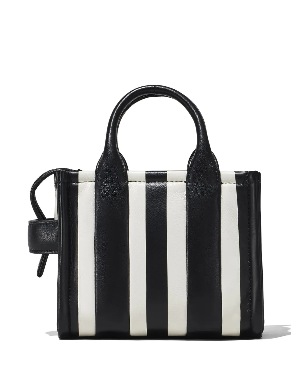 Мини-сумка The Striped Tote MARC JACOBS, черный — фото 4