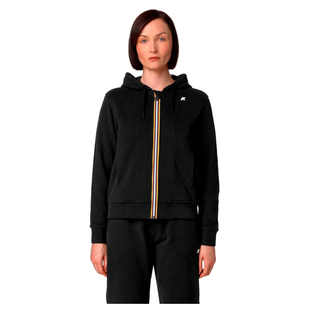 

Толстовка K-way Deline Fleece Peach full zip, черный