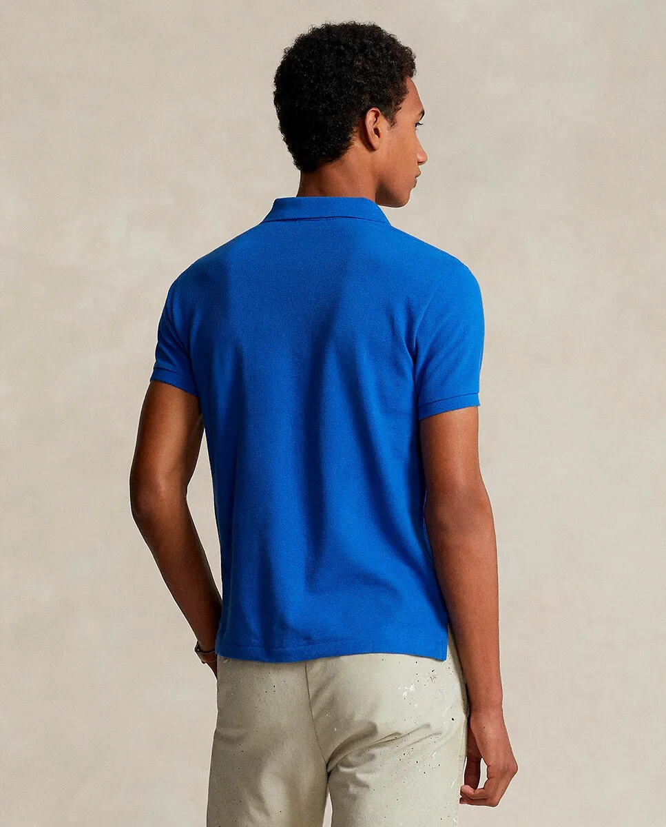 Мужская рубашка-поло из пике стандартного кроя Iconic Polo Ralph Lauren, цвет Azul Índigo — фото 2