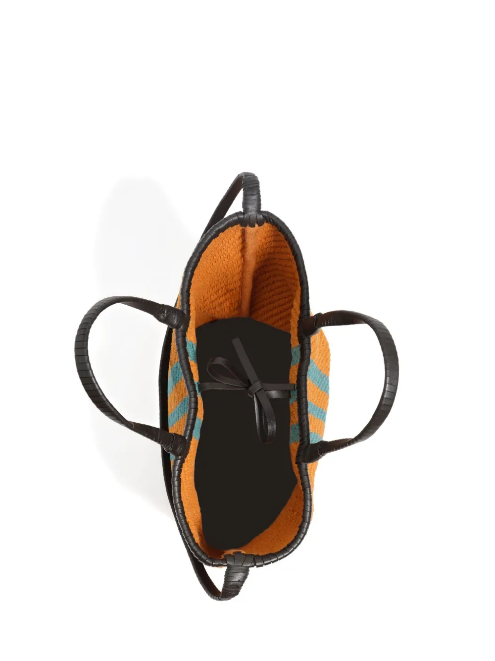 

Плетеная сумка-тоут в полоску Bimba y Lola, оранжевый