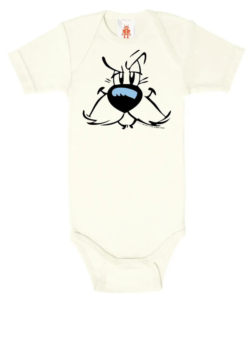 

Боди LOGOSHIRT с милым принтом Idefix, белый