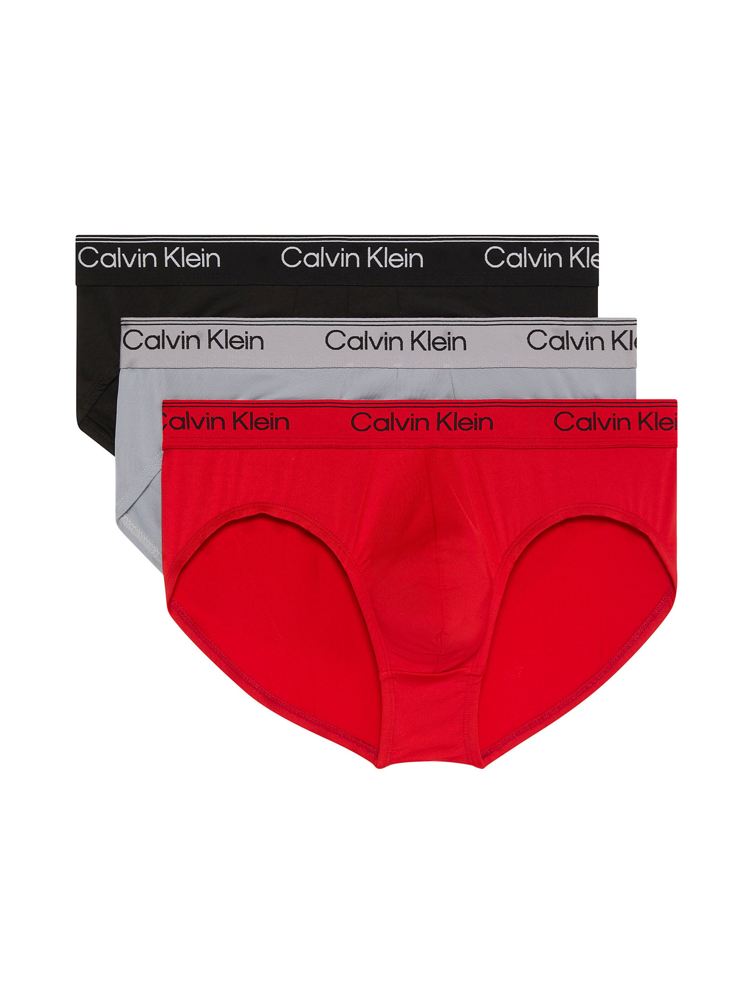 Calvin Klein Трусики в цветах Light Grey, Red, Black