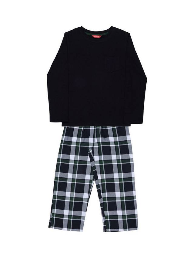 Детский пижамный комплект из хлопкового джерси Cyberjammies, Black — фото 4