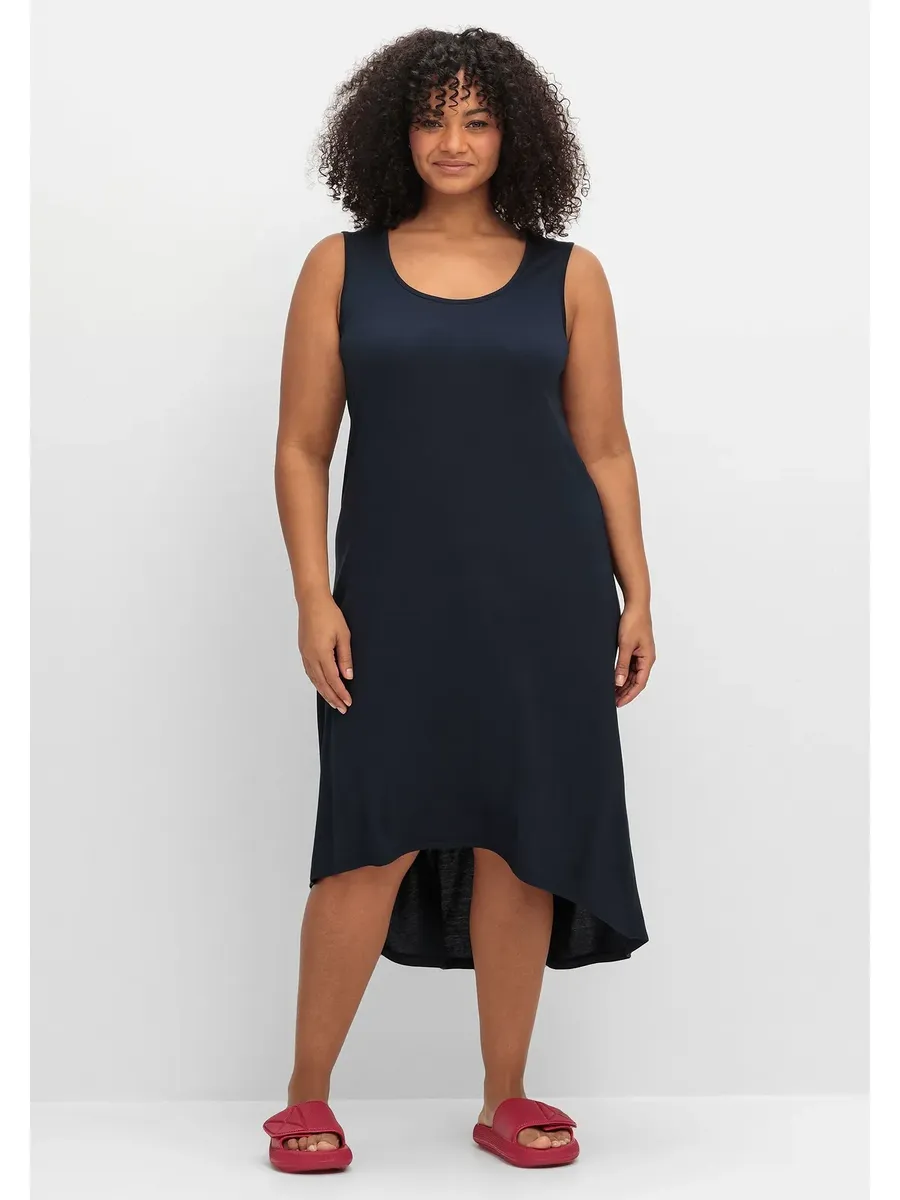 

Трикотажное платье Sheego "Большие размеры", в двойной упаковке, легкого А-силуэта, синий