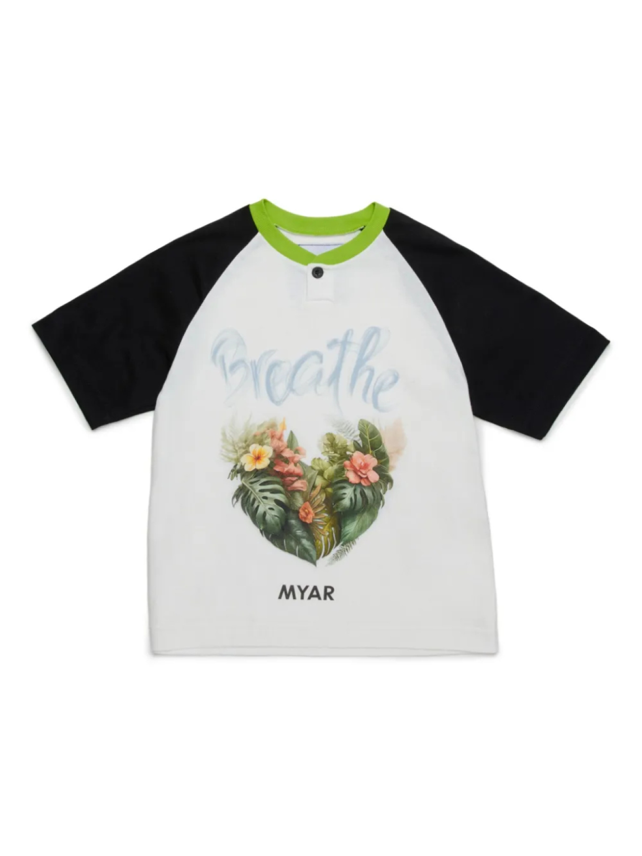 

Футболка MYAR KIDS с цветочным принтом, белый