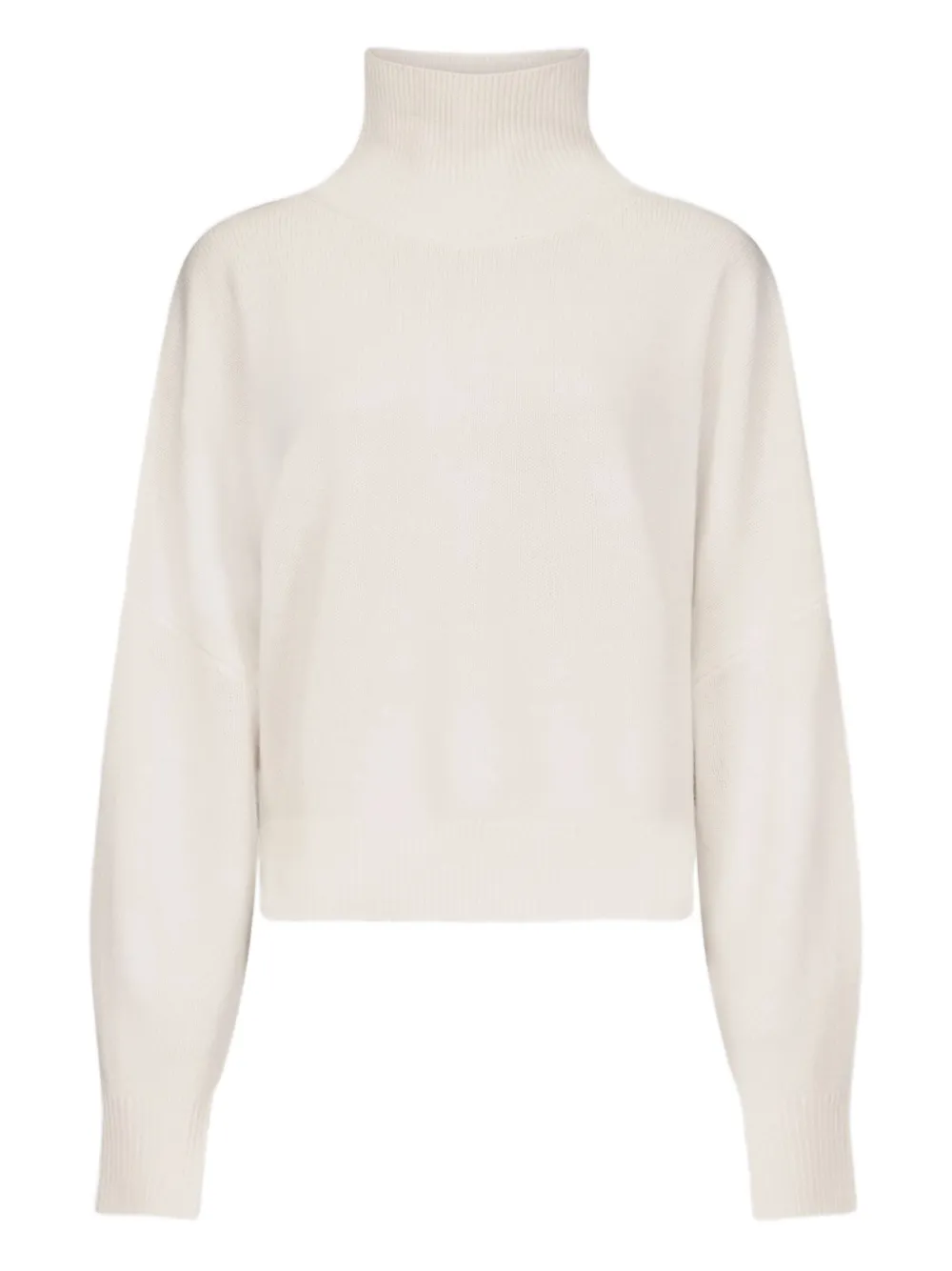 

Кашемировый свитер с воротником в рубчик LouLou de Saison, белый