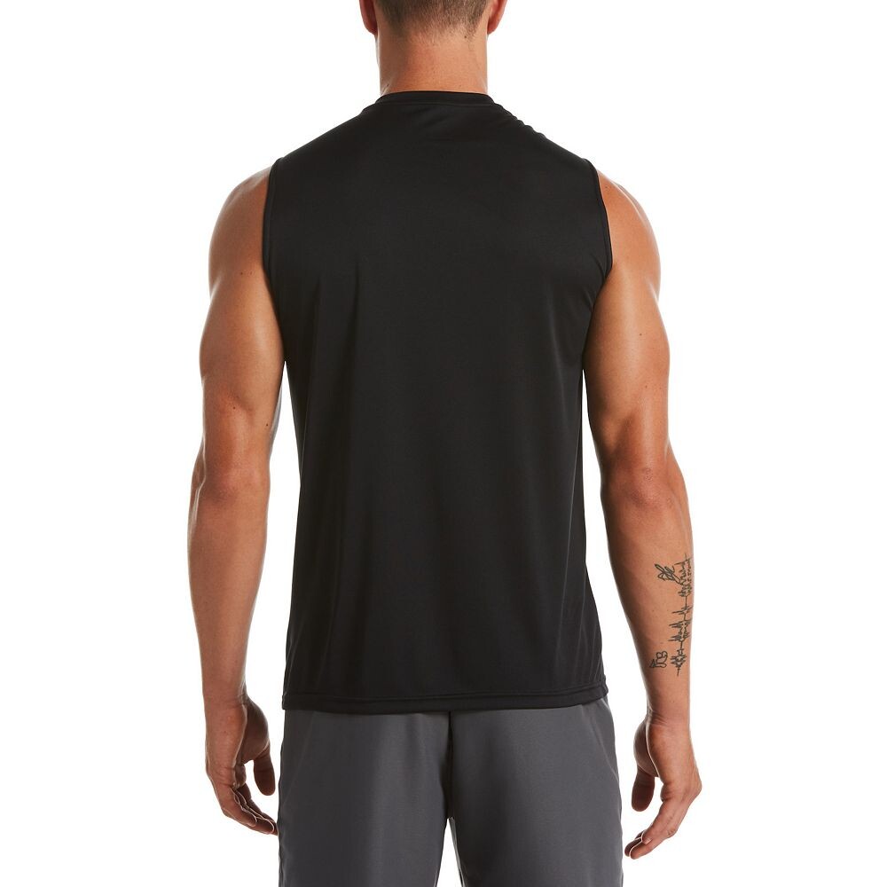 Мужская футболка для плавания без рукавов Nike Dri-FIT UPF 40+ Essential Hydroguard, белый — фото 2