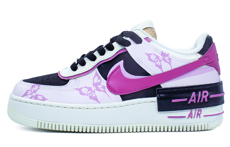 

Кроссовки Nike Air Force 1 Skateboarding Shoes Women's Low-top Black/White, розовый