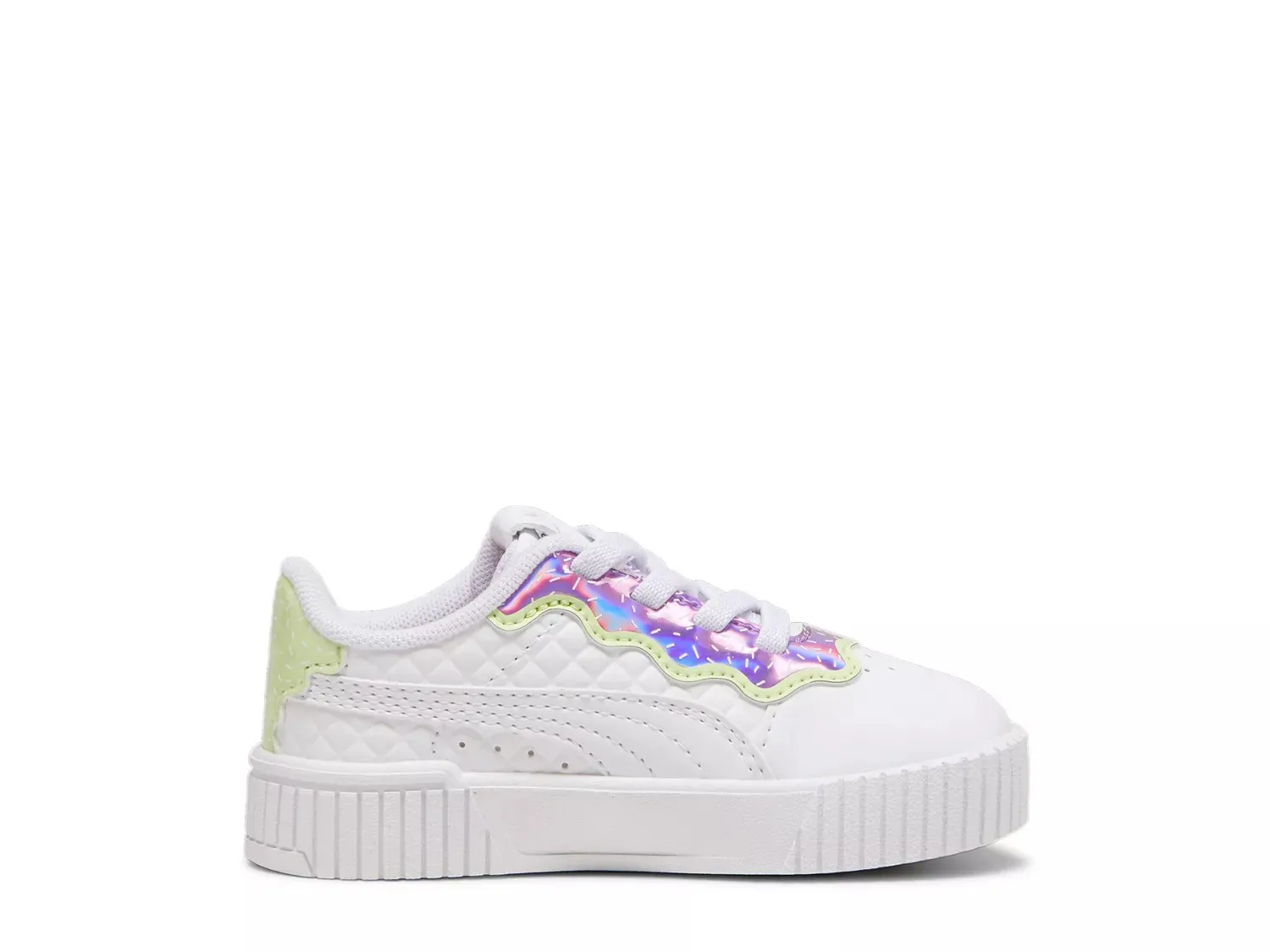 Кроссовки Puma Trolls 2 Carina 2.0 — детские, белые/розовые — фото 2