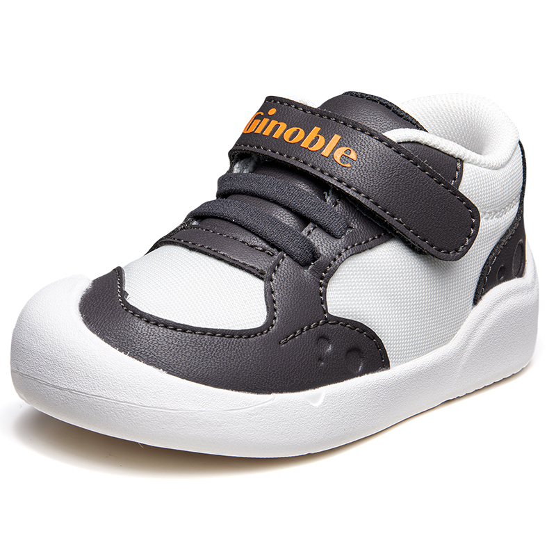 

Износостойкие низкие детские туфли для младенцев и малышей GINOBLE, серый/белый