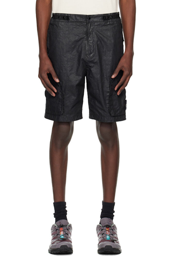 

Черные шорты Panama-TC из органического нейлона Stone Island
