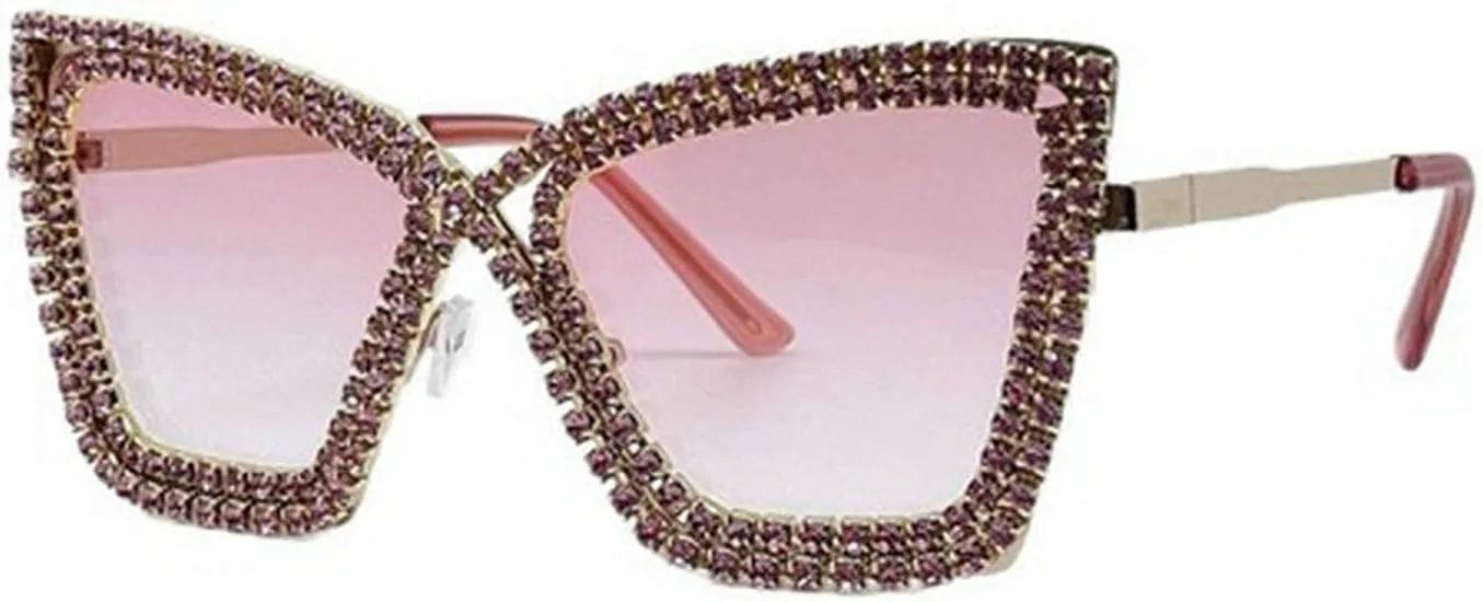 

Laureles Vintage Novetly Солнцезащитные очки «кошачий глаз» со стразами для женщин, в металлической оправе, солнцезащитные очки для мужчин в стиле панк, C1