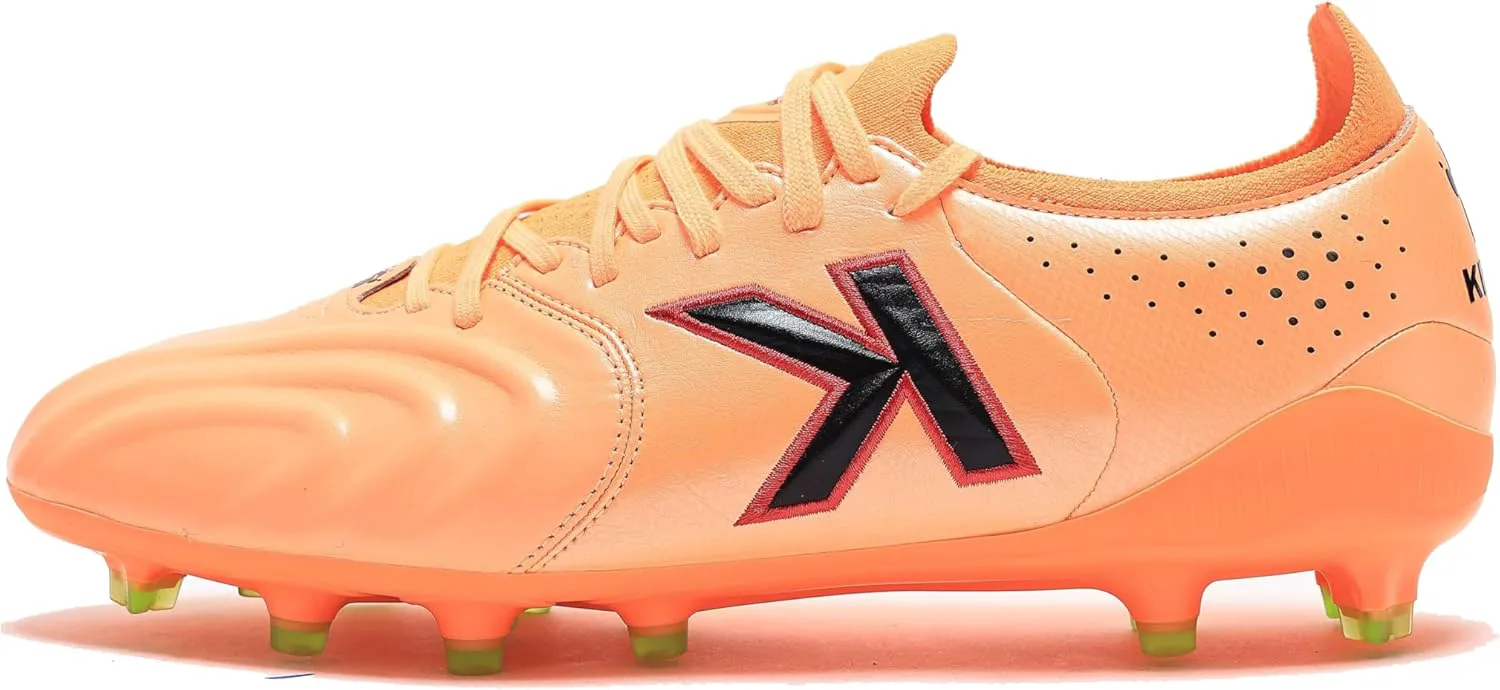 

Футбольные бутсы KELME из кожи кенгуру - FG Pro K-Leather - для игры на улице и в зале, мужские, взрослые размеры, оранжевый