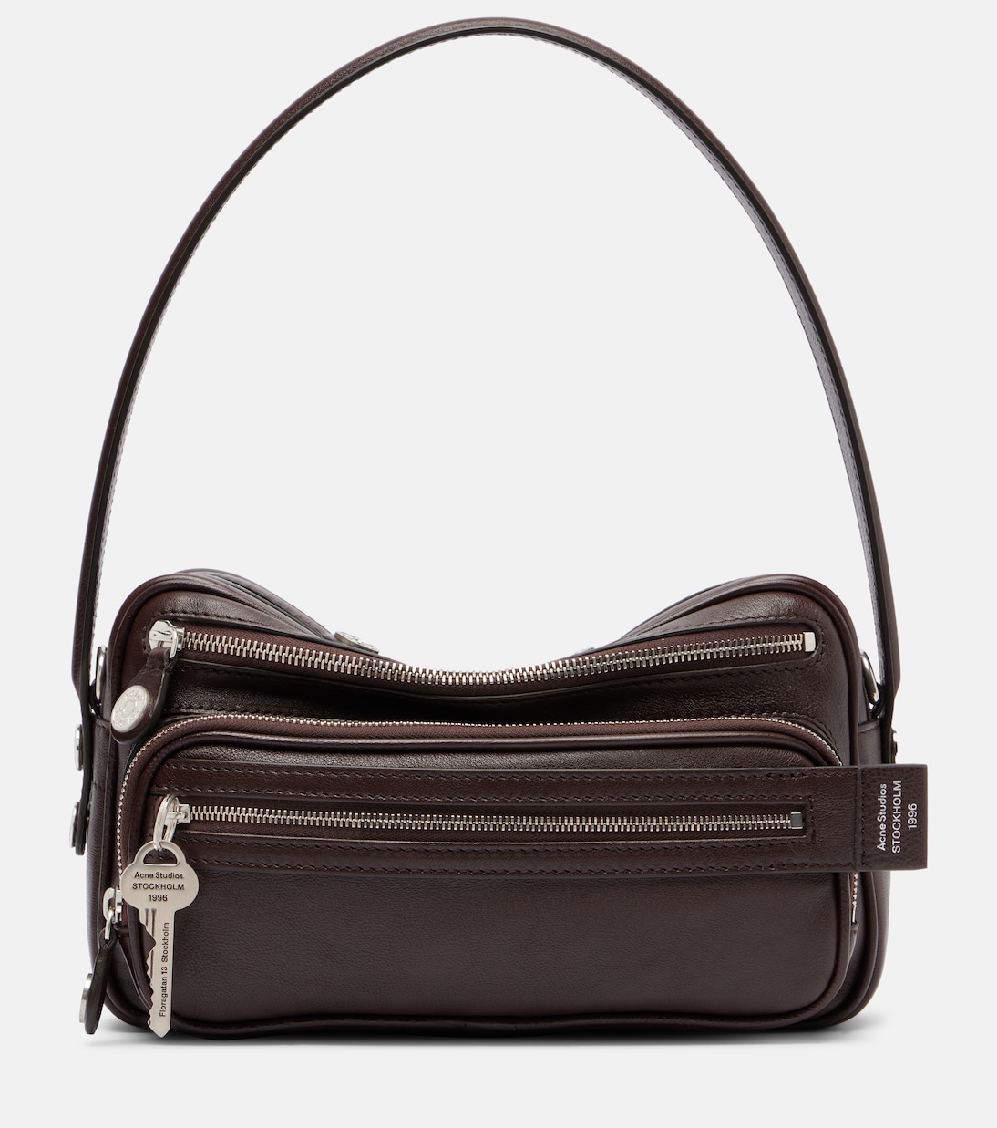 

Кожаная сумка через плечо Camero Party Acne Studios, Chocolate Brown