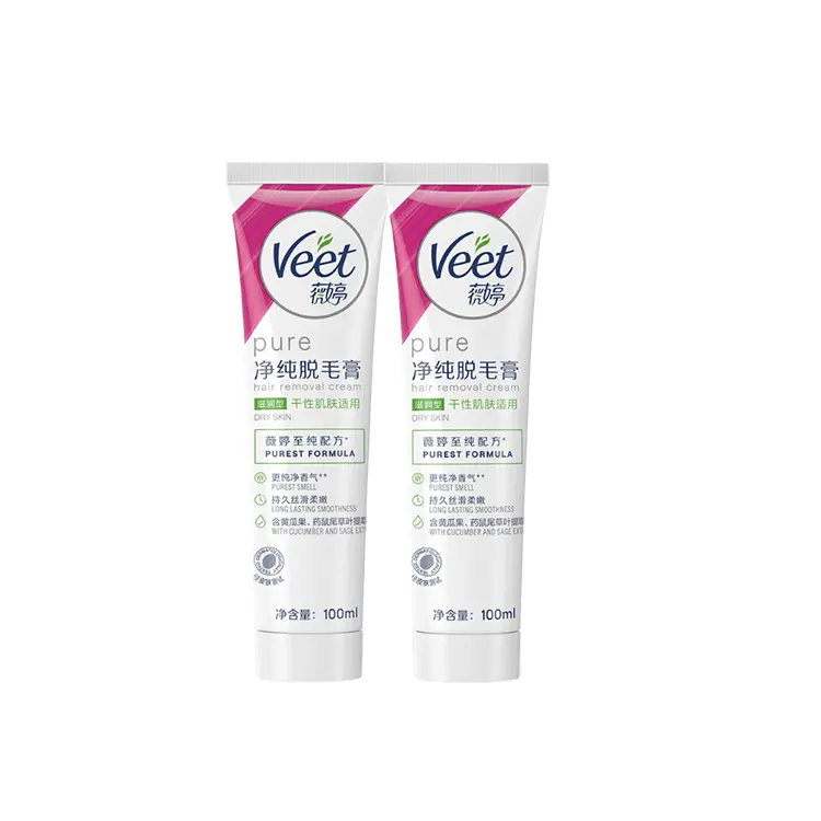 

Veet Увлажняющий крем для депиляции подмышек Pure для мужчин и женщин, мягкий, без черных точек, 200 мл/200 мл*2/200 мл*3/30 г