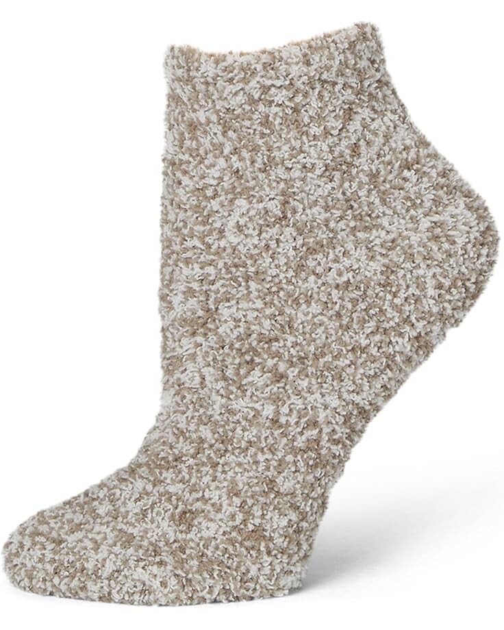 

Носки Barefoot Dreams CozyChic Heathered Tennis Socks, цвет He Nickel/White