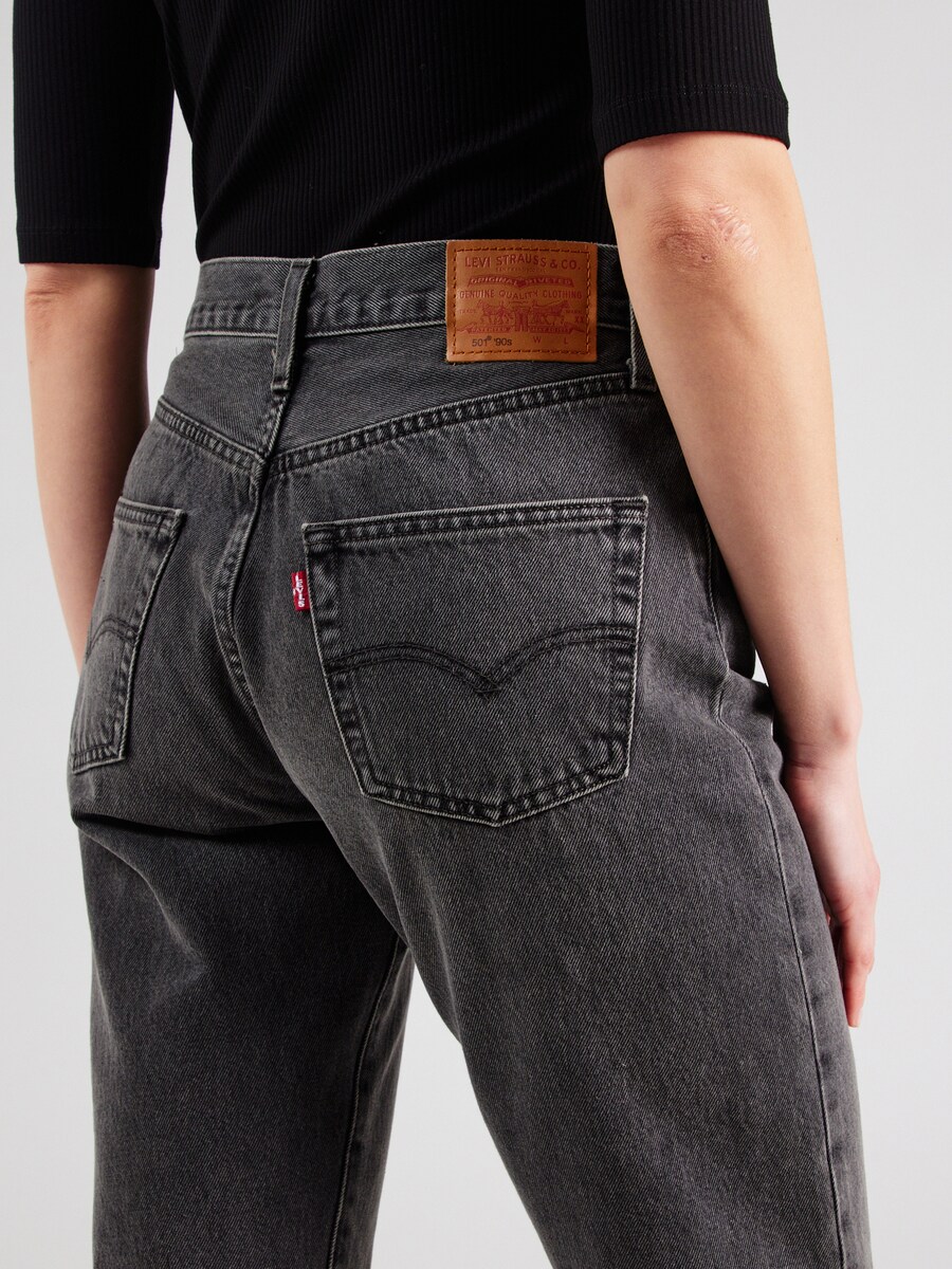 Джинсы свободного кроя LEVI'S  501 90S, черный деним — фото 3