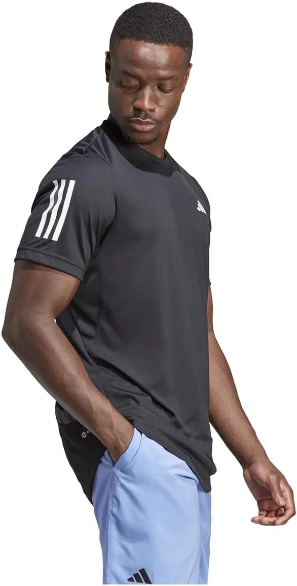 Футболка теннисная Adidas Women's Club 3-Stripes, черный